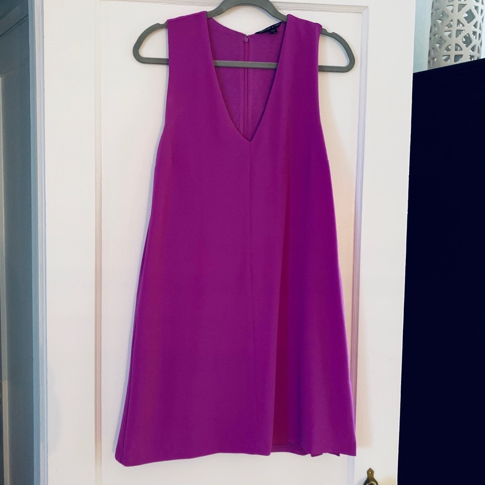 Orchid Sleeveless Swing Dress